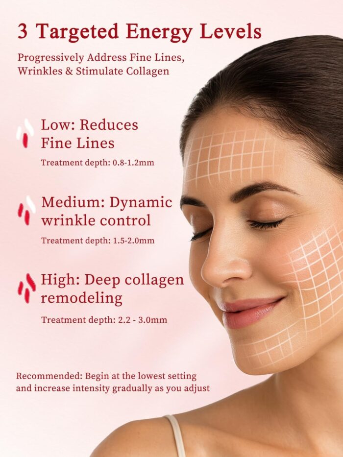Radio Frequency Skin Tightening Device, Professional Wireless Home RF Skin Tightening Face Machine, Effective Face Wrinkle Removal, Lifting, Firming - Image 5