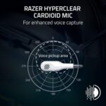 Razer BlackShark V2 X PlayStation licensed Gaming Headset: 50mm Drivers, Cardioid Mic, Lightweight, Noise Isolating Earcups, for PS5, Xbox Series X, PC, Switch via 3.5 mm Audio Jack - White - Image 4