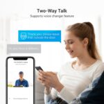 EZVIZ CP7 Video Doorbell, 3MP 2K Smart Video Doorphone, 7" Color Touch Screen, Remote Door Unlock, Built-In Doorbell, Two Way Talk, Human Motion Detection, Metal Housing, Weatherproof, 2.4G/5G Wi-Fi - Image 8