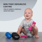 PROIRON Neoprene Dumbbells Weights Exercise & Fitness Dumbbells in 1kg 1.5kg 2kg 3kg 4kg 5kg 8kg 10kg Pair - Image 5