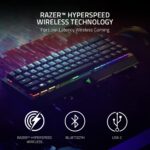 Razer BlackWidow V3 Mini HyperSpeed - Phantom Edition, 65% Wireless Mechanical Gaming Keyboard, Yellow Mechanical Switches, RGB customizable backlighting, Doubleshot ABS keycaps, US Layout - Black - Image 3