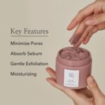 Beauty of Joseon Red Bean Pore Refreshing Mask Mud Cream Hydrating Wash Off Pack, Pore Cleansing Exfoliator, Korean Skin Care for Men and Women 140ml - Image 4