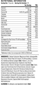 Applied Nutrition Biotin & Marine Collagen for Healthy Hair Growth, Skin & Nails Supplement with 10000 mcg Biotin - Vitamin B7, Zinc, Ashwagandha and Vitamin Blend (60 Capsules - 30 Servings) - Image 7