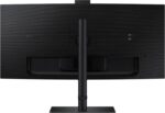 SAMSUNG 34” ViewFinity S65VC Series Ultrawide QHD Curved Monitor, Built-in FHD Camera, HDR10, 100Hz, 350 nit, USB- C, Adjustable Stand, Intelligent Eye Care, LS34C650VANXGO, Black - Image 11