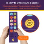 Special Supplies AAC Communication Device for Speech Therapy, Talker Buddy Communication Device for Non Verbal Kids & Adults, Autism Talking Aids for Home or School, Communication Device W/Travel Bag - Image 3