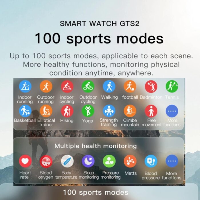 Smarties AE Stylish Smart Watch for Girls Boys Kids Teens Men Women with Blood Pressure Monitor Fitness Tracker Call and Message Notification (Purple) - Image 4