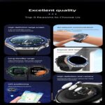 CY01 5G Smart Watch/Fitness Tracker, Heart Rate & Blood Pressure Monitor, GPS, Waterproof, Sleep Tracker, Touch Screen, Call & Message Alerts, Long Battery, iOS & Android Compatible - Image 4
