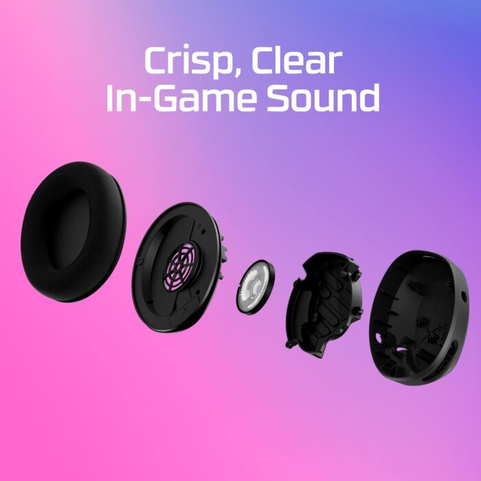 HyperX Cloud Stinger 2 Core DTS Headphone X Spatial Audio Gaming Headset, Black, Medium, Wired - Image 5