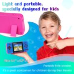 Handheld Game for Kids ，Built-in 220 32-bit Video Games, 3.0” IPS Screen, Rechargeable Portable Game , Travel Mini Arcade Electronic Toys Gift for Boys and Girls (Pink+Blue) - Image 4