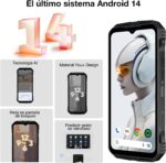DOOGEE V MAX Plus 5G Triple Defence Phone, 36GB+512GB, 200MP Triple Camera + 20MP Night Vision, 6.58" FHD+ 120Hz, 22000mAh/33W, Tenguet 7050, Android 14, IP68IP69K All Terrain Phone, NFC/WiFi6 (Black) - Image 6
