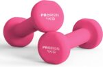 PROIRON Neoprene Dumbbells Weights Exercise & Fitness Dumbbells in 1kg 1.5kg 2kg 3kg 4kg 5kg 8kg 10kg Pair