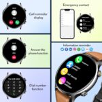 Smartwatch, Fitness Watch, Bluetooth Calling - 1.39 inch Men's Smartwatch with Heart Rate Oxygen Blood Pressure, Sleep Monitor, 114 Sports Modes, Pedometer, Activity Tracker, Compatible with Android - Image 3
