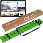 Sissel Spinefitter ® Green | Massager for Back & Balance | Back Trainer Releases Tension & Blockages | Ideal for Pilates and Yoga | For Relaxing the Spine | For Home & Practice