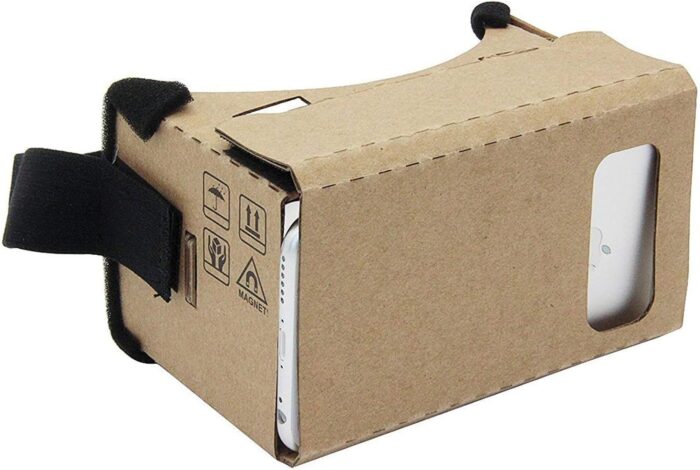 YinCaiCheng Google Cardboard,Virtual Real Store 3D VR Headsets Virtual Reality Gl Box with Clear 3D Optical Lens and DIY Comfortable Head Strap Nose Pad for Smartphones (Upgrade 1.0, 1 Pack) - Image 3