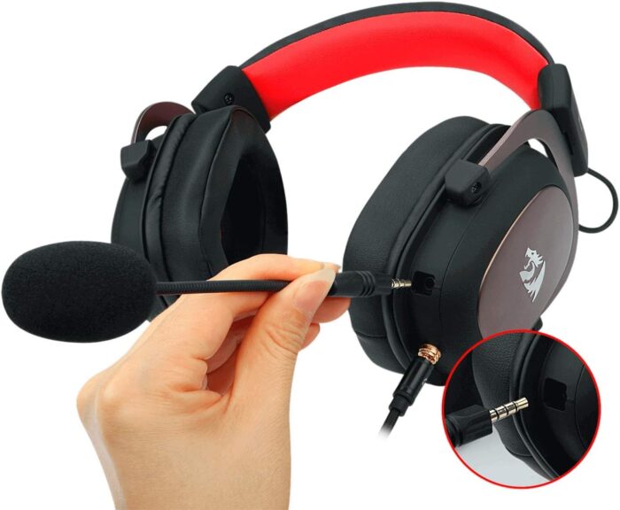 Redragon H510 ZEUs Wired Gaming Headset - 7.1 Surround Sound - Memory Foam Ear Pads - 53mm Drivers - Detachable Microphone - Multi Platforms Headphone - Works With Pc, Ps4/3 & Xbox One/Series X, Ns - Image 6
