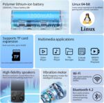 RG 35XXPro Handheld Game Consoles RG35XXPro Retro Gaming Console with 64GB Card Video Game Console Linux 64-bit System Portable Pocket Arcade Support 30+ Simulators WiFi Bluetooth HD Output Black - Image 5