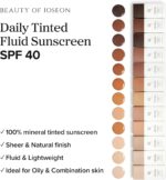 Beauty of Joseon Daily Tinted Fluid Sunscreen 12 Shades for Face Moisturizing Broad Spectrum SPF 40 Korean Skincare 50ml, 1.69 fl.oz #MP200 - Image 3