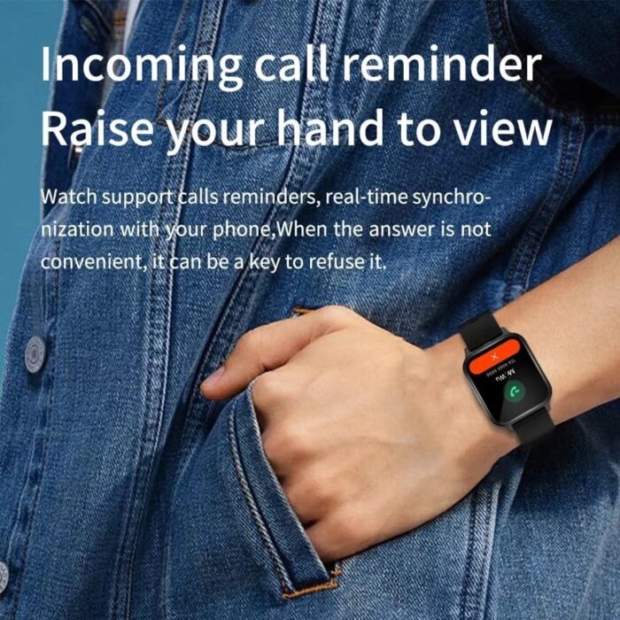 Smarties AE Stylish Smart Watch for Girls Boys Kids Teens Men Women with Blood Pressure Monitor Fitness Tracker Call and Message Notification (Purple) - Image 3