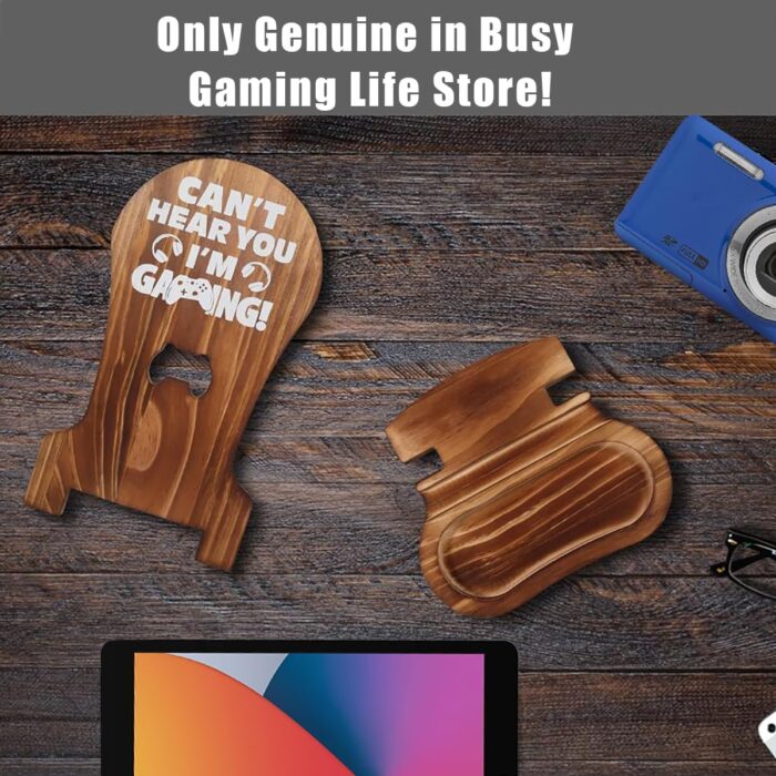 Angju Headphone Stand,Wooden Gaming Headset Stand for Gaming Desktop,Gaming Accessories,Gamer Gifts for Teenage Boy, Gamer Room Decor for Man, Best Gifts for Son, Boyfriend, Husband - Image 7