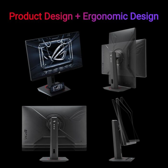 ASUS ROG Strix XG27UCS USB Type-C Gaming Monitor – 27-inch 4K UHD (3840x2160), 160Hz (Above 144Hz), 1ms (GTG), Fast IPS, Extreme Low Motion Blur Sync - Image 7