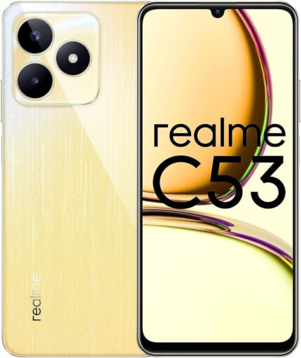 Realme C53 Dual-SIM 128GB ROM + 6GB RAM 4G (Champion Gold) – Middle East Version