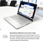 HP 14" Laptop, HD Display, Intel Core i3-1215U, 8GB RAM, 256GB SSD, Intel UHD Graphics, Windows 11 Home in S Mode, Natural Silver, 14-dq5009nr - Image 7