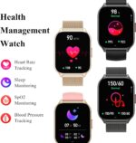 2024 Smart Watch for Women Men, 2.01" Smartwatch Make & Answer Call, Fitness Watch, Blood Pressure, Fitness Tracker, Heart Rate & Sleep, 100+ Sports Activity Tracker Step Counter for Android iOS - Image 7