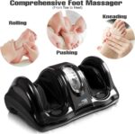SKY LAND Foot Massager Machine | Shiatsu Foot & Calf Massager For Reflexology Kneading & Rolling with Remote Control | Promotes Blood Circulation & Relieves Foot Pain | EM-2158, Black - Image 3