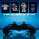 Gamer Room Decor Posters for Boys | Video Game Wall Art | Fashion Gaming Posters for Game Room (Unframed, 8x10 Inch, 6 Pieces) - Image 3