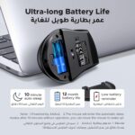 UGREEN Wireless Mouse Ergonomic, 2.4GHz Cordless Computer Mouse with 3-Level DPI (800/1200/1600), USB Silent Mice 6 Buttons for PC, Laptop, MacBook Pro/Air, Chromebook, Notebook, Full Size Black - Image 8