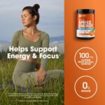 Optimum Nutrition (ON) Amino Energy Plus Electrolytes Powder - Pre Workout, Bcaas, Amino Acids, Keto Friendly, Anytime Energy Powder - Tangerine Wave, 285 G, 30 Servings - Image 5