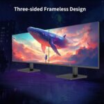 KTC 24 Inch QHD 100Hz Computer Monitor IPS 2K, 1300:1 Contrast, Anti-Blue Light Screen, 122% sRGB, Support FreeSync and GSync, HDMI2.0/DP/Earphone for Gaming and Office Working H24T27 - Image 9