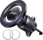 UGREEN Car Phone Holder MagSafe Car Mount, [360° Rotation Super Stable], One-hand Auto Lock, No Blocking Air Vent Magnetic Mobile Holder Accessories, Fit for iPhone 16/15/14, Samsung S25/24/23/Z Flip