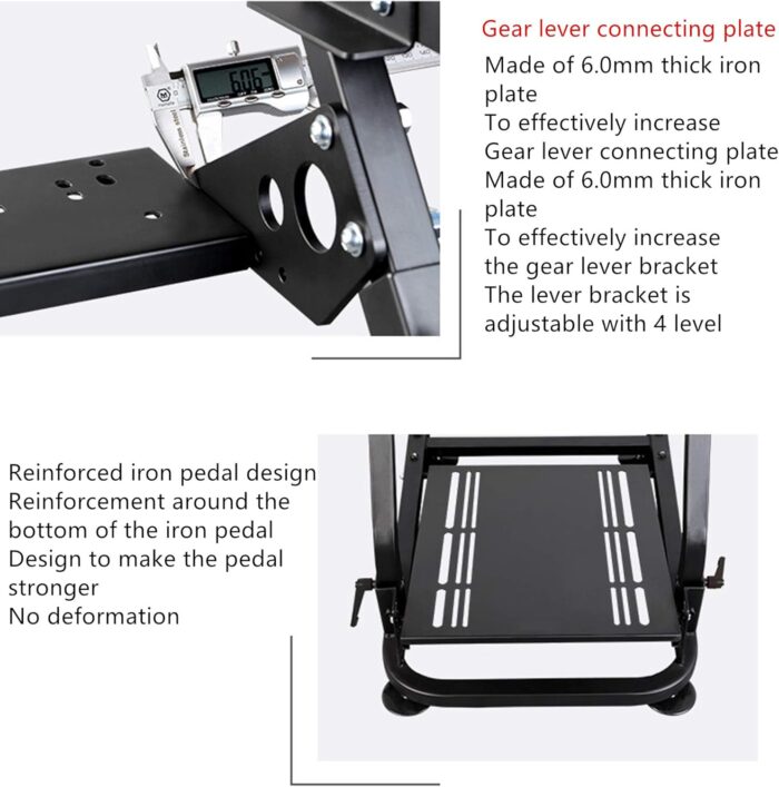 Dshot Racing Wheel Stand for Logitech G25/G27/G29/G920/PS4/Xbox - Image 6