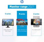HP M32f Ultraslim Monitor 31.5 Inch, Full HD 1080p, 7ms Response Time, 2x HDMI, 1x VGA, Anti Glare, Blue Light Filter, Flicker Free, HP Eye Ease with Eye Safe Certification, Silver and Black - Image 2