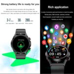 Blood Glucose Smart Watch, ECG HRV Fitness Tracker with Heart Rate Blood Pressure Uric Acid Measurement, Blood Lipid Monitoring, 20 Sports Modes, Text & Call, for Men & Women,Blue - Image 7