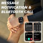 Smart Watch(Call Receive/Dial) for Men Women, 1.96" Fitness Tracker Watch with Heart Rate/SpO2/Sleep Monitor Pedometer Calories, 120+ Sports Modes, IP67 Waterproof Smartwatch for Android iOS Phones… - Image 2