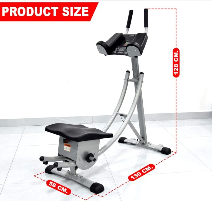 SKY LAND Ab Coaster Abs Trainer – Home Gym Fitness Equipment for Targeting Upper & Lower Abs, Weight Loss, and Core Strengthening with Ergonomic Design for Effective Abdominal Muscle Workout - Image 4