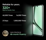 Realme Note 60X (3GB RAM, 64GB Storage) - 6.74" 90Hz Display, 5000mAh Battery, Unisoc T612, 8MP Camera, Android 14 | Dual SIM | Reinforced Glass | Type-C - Middle East Version (Marble Black) - Image 8