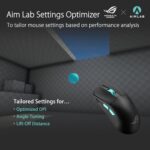 ASUS ROG Harpe Ace Aim Lab Edition Gaming Mouse, 54g Ultra-Lightweight, Low-latency Connectivity (2.4GHz RF, Bluetooth, Wired), 36K DPI Sensor, 5 Custom Buttons, Esports & FPS Gaming, Nvidia Reflex - Image 3