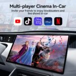 Carlinkit Android 13 Ai Box LED Version, Qualcomm 8 Cores, 8+128GB, 3-in-1 Adapter with 4G Cellular, Streaming Video, SIM/TF Card, Built-in Google Play, Only Suitable for Factory Wired CarPlay Cars - Image 5