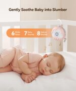 Dreamegg White Noise Machine with Cute Silicone Protective Cover- Portable Sound Machine for Baby Adult, 21 Soothing Sounds for Sleeping, Rechargeable Sleep Aid for Home Travel Nursery Gift Pink - Image 4