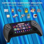 Handheld retro game console supports 11 emulators, retro gaming console handheld, 10000 games Portab Video Game Consoles, 4.3 inch IPS screen (Gray) - Image 2