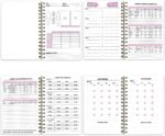 ceiba tree Food and Fitness Journal Meal Journal Diary Workout Wellness Log Notebook Planner Weight Loss Diet Meal Exercise Training Health Tracker 6.1" x 8.5" Hard Cover - Image 3