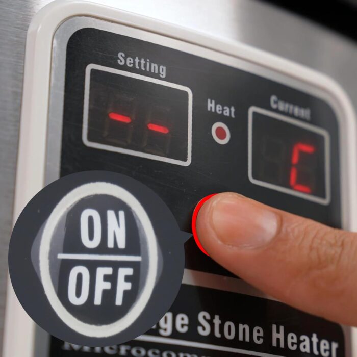 Master Massage Digital Professional Massage Hot Stone Warmer Heater Heating Device (6 Quart) - Image 6