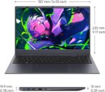 Coolby - Windows 11 15.6 inch Notebook, 16GB RAM/1TB NVMe SSD, 1920x1080 IPS Display, Intel N100 Quad-Core Laptop, Compatible with WiFi 6, BT, RJ45 - Image 2