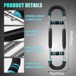 Twister Arm Trainer, 40-100lb Adjustable Chest & Arm Workout Equipment, Power Twister Bar with Detachable Design for Strength Training at Home, Gym & Travel - Image 3