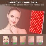Skylaxy LED-Red-Light-Therapy-Device: Red Light Panel Near Infrared 850nm and Deep 660nm Combo LED Red Light Therapy at Home for Face Skin Beauty, Pain Relief of Muscles and Joints (2 Pack) - Image 2