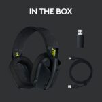Logitech G435 Lightspeed & Bluetooth Wireless Gaming Headset - Ultra Lightweight 165G Over-Ear Headphones, Built-In Mics, 18H Battery, Compatible With Dolby Atmos, Pc, Ps4, Ps5, Mobile - Black - Image 10