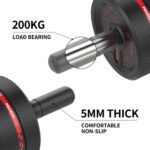 PROIRON Ab Roller Wheel, Ab Wheel Exercise Equipment for Core Workout with Anti-Slip Handles Abdominal Exercise for Home Gym Fitness Equipment with Knee Pad - Image 3